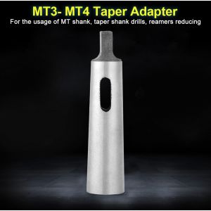 1 adaptateur conique MT3-MT4, manchon de mandrin de reduction pour tour, piece de machine - Neuf