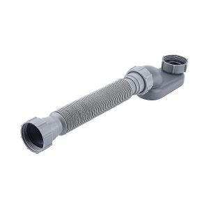 siphon à profil bas 1 1/2 P baignoire flexible tuyau de vidange de douche siphon P plat drain de baignoire autoportant pour - Neuf