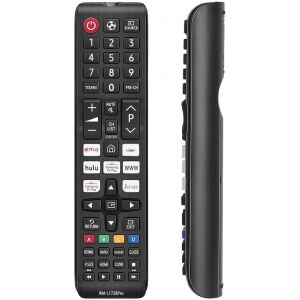 Remplacement Telecommande Per Samsung,Télécommande Universelle De Rechange Pour Samsung Smart-Tv Lcd Led Uhd Qled 4K Hdr, Avec Netflix, Vidéo Rakuten-Tv Boutons Rm-L1728 Pro - Neuf