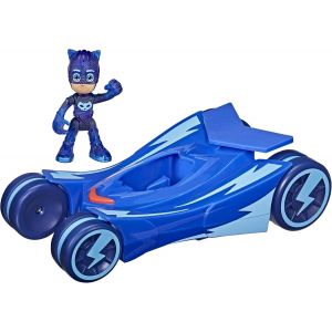 KAJGL-Pyjamasques,Voiture Lumineuse Chat-Bolide Avec Figurine De Gluglu,Jouet Préscolaire Pour Enfants À Partir De 3 Ans - Neuf