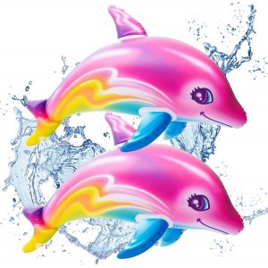 KAL-Lot De 2 Jouets Gonflables, Jouets De Plage, Piscine, Décorations De Fête Hawaïenne, Jouets Aquatiques, Aide À La Natation, Pour Arrière-Plan De Plage, Piscine, Décoration Hawaïenne, Fête À - Neuf