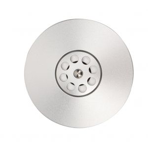Toupie rotative en metal pour bureau, jouet de decompression et anti-stress (argent) - Neuf