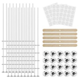 Mèches De Bougie (Paquet De 100),Mèches De 15 Cm Pour Bougies,Mèches De Bougie Inodores Pour Bougie - Neuf