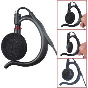 Oreillette pour Talkie-walkie 1 Broche 3,5mm,Casque en Forme de G &Eacute;largi,Compatible avec Motorola Kenwood Midland Radio Bidirectionnelle ou Micro (Prise Angulaire 3,5mm).[W12] - Neuf
