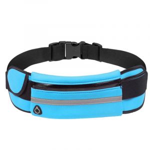 Ceinture De Course Pour Les Hommes Et Les Femmes (Bleu), Imperméable, Réglable, Des Sports, De L'argent, Passeport, Billets, Téléphone Portable, Idéal Pour L'escalade, Le Vélo, - Neuf