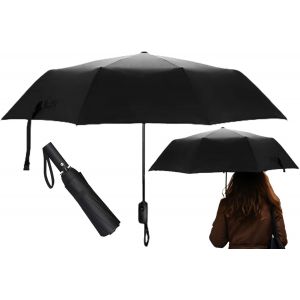 Parapluie Compact,Parapluie Pliant Automatique,R&eacute;sistant Aux Intemp&eacute;ries,Parapluie De Voyage,R&eacute;sistant &Agrave; La Pluie De R&eacute;sistance Compacte De Haute Qualit&eacute; - Neuf