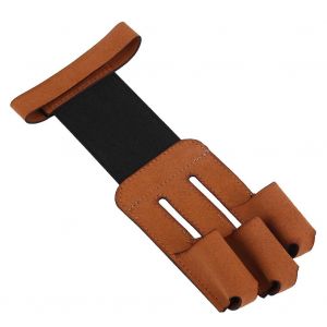 1pc Respirant 3 Doigts De Protection Gant Accessoire Pour L'entra&icirc;nement Au Tir &Agrave; L'arc Recurve - Neuf