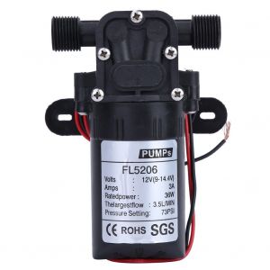 Pompe a eau a membrane electrique agricole 36 W (filetage double face DN15) (DC12 V) - Neuf