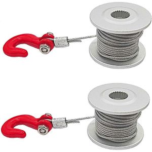 2pcs 25T bo&icirc;tier de direction servo treuil roue D pour 1/10 rc voiture sur chenilles Traxxas TRX4 axial SCX10 90046 - Neuf