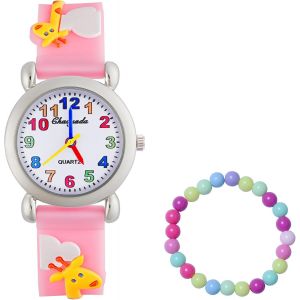 Bnhgc-Montres Bracelet Pour Fille - Analogique Mouvement À Quartz Montre Éducative Enfants Pour Filles Et Garçons De 3 Ans À 10 Ans - Neuf