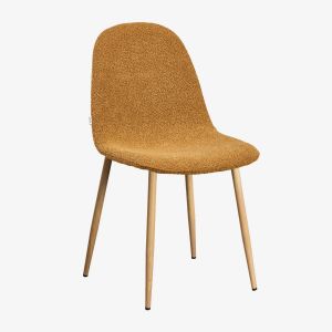 Pack de 2 chaises de salle à manger Glamm Bois naturel - Neuf