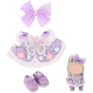 Ensemble de Vêtements pour Poupée, Comprenant Haut N?ud Papillon et Jupe Tenues Mignonnes et Accessoires pour Poupée de 17 cm - Neuf