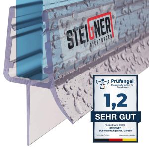 Joint de douche pour paroi en verre,87cm,vitre 6/7/8mm,joint d'étanchéité PVC droit pour les cabines de douche réctangulaires,UK03 - Neuf