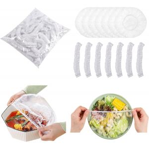Charlotte Alimentaire ,Film Alimentaire ,300 Pièces Film Plastique Alimentaire,Couvre Plat Pour Garder Les Aliments Frais - Neuf