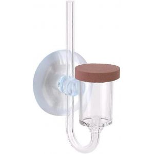 Aquarium dioxyde de carbone transparent bulle compteur raffineur réservoir de poissons plantes d'eau (L) - Neuf