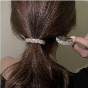 Barrette En Cristal Barrette G&eacute;om&eacute;trique Barrette Vintage Barrette &Agrave; Chignon Barrette En Alliage Accessoires D&eacute;coratifs Pour Cheveux Pour Femmes Et Filles Cadeaux - Neuf