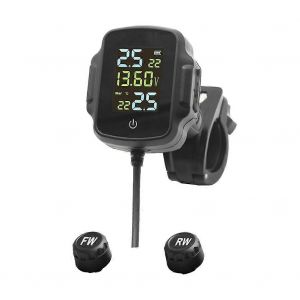 Moto TPMS avec 2 capteurs externes Kit d'alarme de pneu intelligent - Neuf
