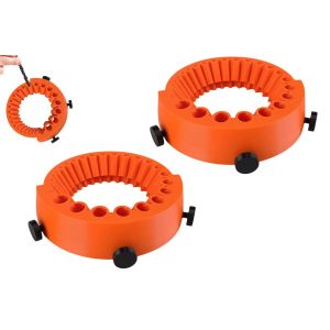 Aff&ucirc;teur de forets pour forets de 2 &agrave; 13 mm, compatible avec une meuleuse d'angle de 125 mm - Lot de 2 - Neuf