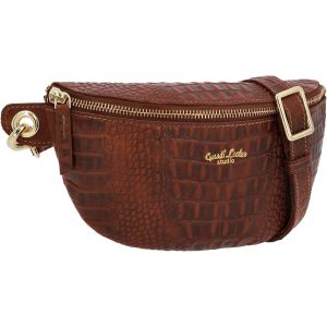 SJZG-Rosamonde Sac Banane Sacoche Bandouli&egrave;re En Cuir Pour Femme, Marron - Neuf