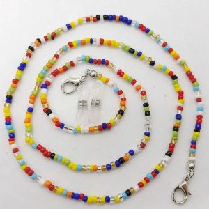 Cha&icirc;nes De Lunettes De Mode Pour Femmes Cha&icirc;nes De Lunettes De Soleil En Cristal Anti-D&eacute;rapant Lunettes Porte-Cordon Boh&egrave;me Lunettes Lani&egrave;re Collier--10 - Neuf