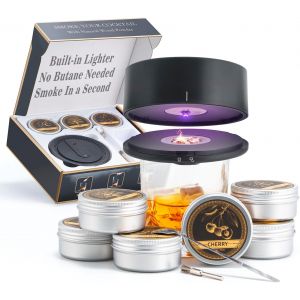 Ulteronixshop-Fumoir Whisky &Eacute;lectrique 6 Types De Bois Usb Rechargeable Kit De Portable Fumeur Cocktail Id&eacute;al Cadeau Homme P&egrave;re Anniversaire No&euml;l - Neuf