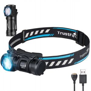Mini Lampe Frontale Led Lampe De Poche Torche Lumineux Avec Batterie Et Usb Magnétique Rechargeable ¿ - Neuf