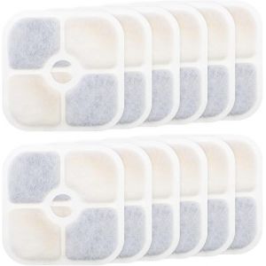 Lot De 12 Filtres Pour Fontaine À Eau Catit Pixi 43717 - Filtre À Charbon Actif - Haute Qualité - Purifiant - Recharge - Pet Fou - Neuf
