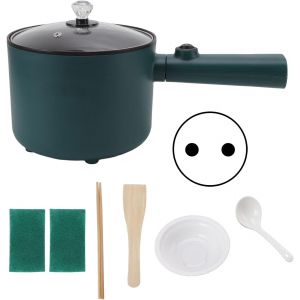 KALANKA-Casserole Electrique, cuiseur pates, marmite portable multifonctionnelle, marmite antiadhésive de qualité alimentaire, casserole 2 modes de température, 6 fonctions, multicuiseur - Neuf