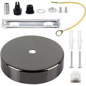 Tianyi-Plafonnier Rose Suspension C&acirc;ble Attache Plaque De Pince Flex Pour Luminaire 100mm - Neuf