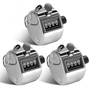Compteur Manuel 3 Pièces, Compteur De Passes À 4 Chiffres Pour Le Comptage De Personnes, Le Golf, Les Écoles De Formation - Neuf