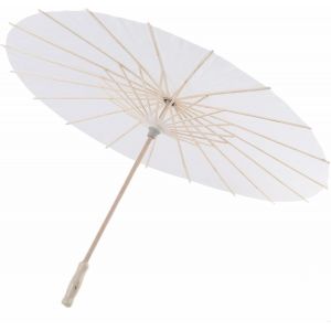 CHECARZHN--NO1-Parapluie Décoratif En Papier, Parasol Couleur Blanche, Décoration D'École Ombrelle, Accessoire Photo Fait À La Main, Peinture Diy Vintage Enfants Mariage Nuptiale Danse Cosplay - Neuf