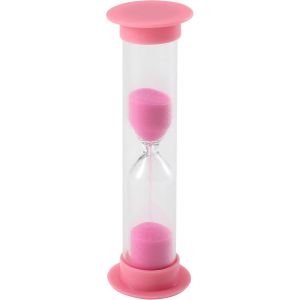 Sablier En Plastique Rose - 60 Secondes/1 Minute - Pour La Cuisine, La Salle De Bain, La Chambre À Coucher - Pour Enfants, Jouer, Cuisiner, Faire De L'exercice, Se Brosser[Pou8805714] - Neuf