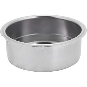 KAL-Filtre Deux Tasses Machine Café Cecotec,Filtre 51Mm,Filtre,Cafetière Double Couche,Filtre À Café En Acier Inoxydable Double Couche Panier Filtre Pressurisé Accessoires Pour - Neuf