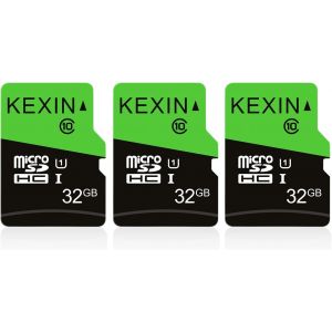 32GB Micro SD Cards 32GB Micro SDHC Card U1 UHS-I Class 10 3pcs MicroSD Card TF C10 for Sports Camera, Dome Camera, Dash Cam, Android Phone - Neuf