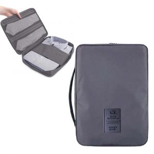 Housse &Agrave; V&ecirc;tements Pour Chemises Et Accessoires Avec Panneau Pliable Et Compartiments - Neuf