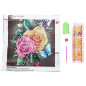 Bricolage Fait &Agrave; La Main Strass Broderie Peinture Point De Croix Kit Artisanat Pour La D&eacute;coration Murale &Agrave; La Maison - Neuf