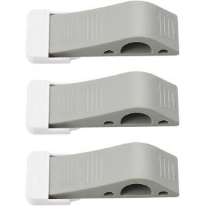 Butées de porte Butée de porte en caoutchouc,butées de cale de porte Fonctionne sur plusieurs surfaces de sol - Neuf