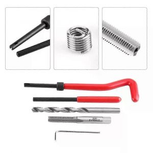 30Pcs Métrique Filetage Réparation Kit M5 M6 M8 M10 M12 M14 Helicoil Car Pro Coil Tool M6 * 10 - Neuf