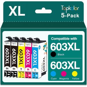 570 571 XL Cartouche d'encre Compatibles pour Cartouche Canon 571 pour imprimante Canon MG5750 pour PIXMA TS5050 MG5750 TS5053 MG6852 MG6850 MG5700 MG5752 MG5753(20 Pack) - Neuf