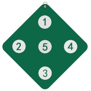 L'escrime Cibles Pour Bullseye Formation - Pu Pendaison De Cibles Pour Les Sabres De Papier D'aluminium, Vert Escrime &Eacute;quipement, Pack Cinq - Neuf