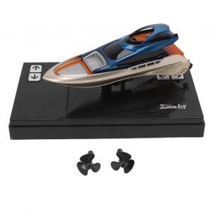 Bateau telecommande rechargeable haute vitesse, mini hors-bord electrique 2,4 GHz, modele reduit, jouet pour garcon - Neuf