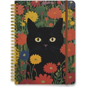 Eryi-Carnet De Notes À Spirale, Carnet De Notes À Couverture Rigide Pour Femmes, Format Moyen 6 X 8.4 Pouces, 160 Pages De Papier Épais, Carnet De Notes A5 Ligné Pour L'écriture, Le Travail. - Neuf