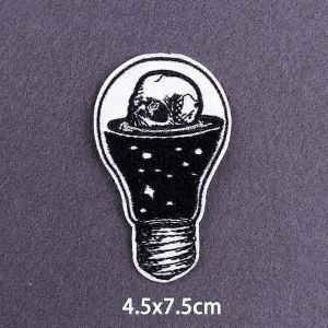 Punk Magic Ball Patch Fer Sur Patchs Brod&eacute;s Pour V&ecirc;tements Patchs Thermoadh&eacute;sifs Sur V&ecirc;tements Hippie Rock Biker Patch Couture - Neuf