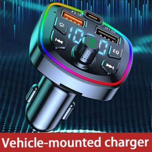 VIKEFON Q7 Bluetooth chargeur de voiture voiture transmetteur FM sans fil mains libres Mp3 véritable 3.1A double Port USB PD charge Q7-3.1A - Neuf
