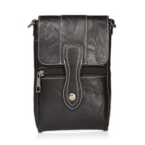 Sac banane en cuir pour homme, pour t&eacute;l&eacute;phone portable, 6,4 pouces, fermeture &agrave; boucle magn&eacute;tique - Neuf