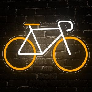 V&eacute;lo Enseigne Lumineuse,Bike Neon Mural Decoration Pour Bar Club Party Boutique Pub Garage Magasin,Bicycle Dimmable Eclairage Led Cadeau Pour Ado Madame Monsieur Aliment&eacute; Par Usb &iquest;16.7""*10.3""&iquest; - Neuf