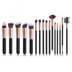 16-Set Brosse De Maquillage Jeux De Pinceau Ombre À Paupières Ensembles De Brosse De Poudre Full Set Brosse De Maquillage Jeux De - Neuf