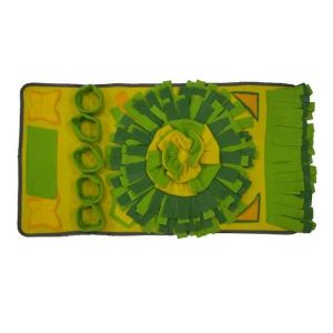 Tapis Interactif À Renifler Pour Chiens ¿ Jouet Puzzle À Alimentation Lente Pour Une Stimulation Mentale Et Une Alimentation Saine ¿ Portable Et Facile À Nettoyer - Neuf