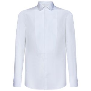 Chemise Blanche En Coton Slim-Fit Pour Homme Dsquared2 - Neuf