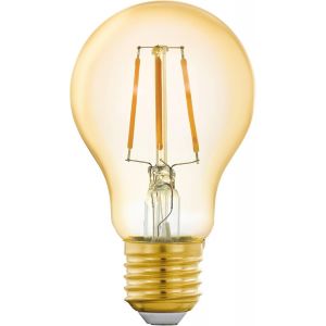 Connect.Z Ampoule Led E27 Connectée, St64, Zigbee, Contrôlable Par Appli Et Commande Vocale, Dimmable, Blanc Chaud, 500 Lumens, 5,5 Watts, Ambré, Design Vintage - Neuf